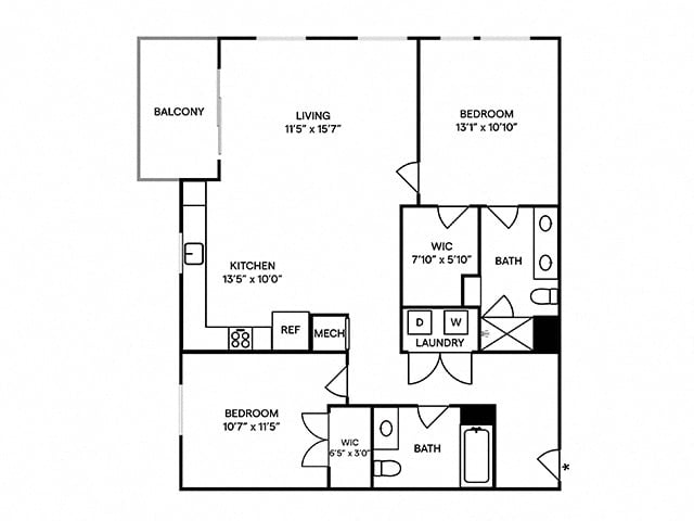 B6 floor plan